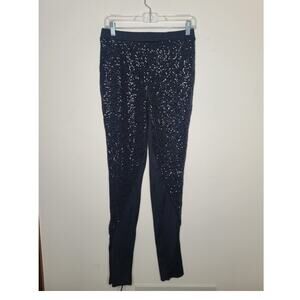Weissman Dance black sequin sparkle leggings pants - xl